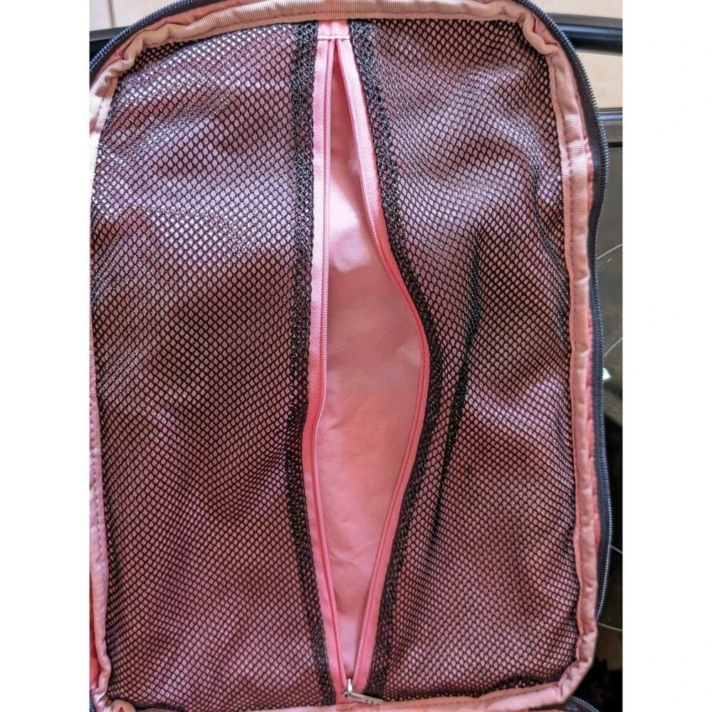 Ju•Ju•Be Dancing Dahlias Diaper Bag Backpack Daisy Floral Matching Pad Pink
